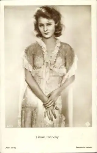 Ak Schauspielerin Lilian Harvey, Portrait, Ross Verlag 5017 1