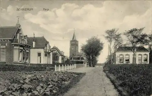 Ak Sexbierum Seisbierrum Friesland Niederlande