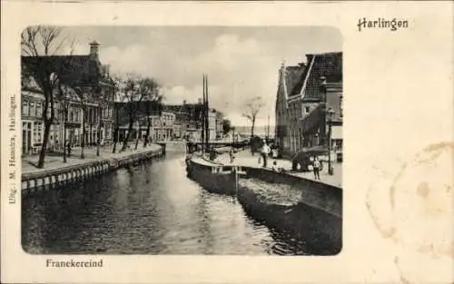 Ak Harlingen Fryslân Niederlande, Franekereind