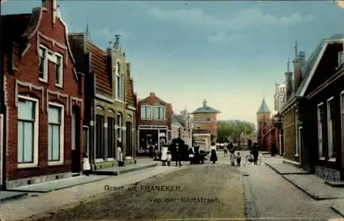 Ak Franeker Friesland Niederlande, Van Bildtstraat