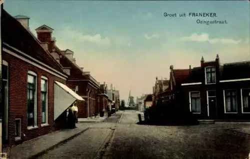 Ak Franeker Friesland Niederlande, Ozingastraat