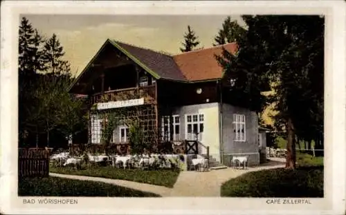 Ak Bad Wörishofen im Unterallgäu, Cafe Zillertal