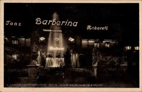 Ak Berlin Charlottenburg, Barberina, Palais des Westens, Hardenbergstraße 17