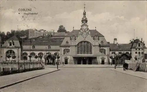 Ak Koblenz am Rhein, Hauptbahnhof