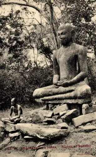 Ak Anuradhapura Sri Lanka, Buddhastatue