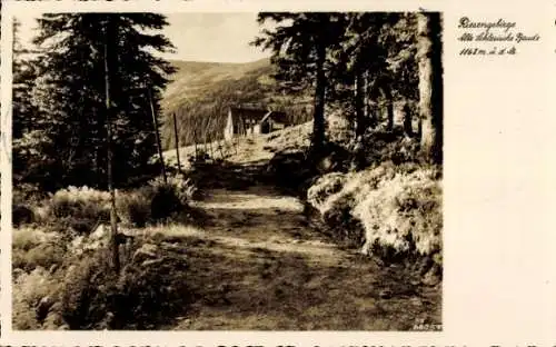 Ak Szklarska Poręba Schreiberhau Schlesien, Alte schlesische Baude