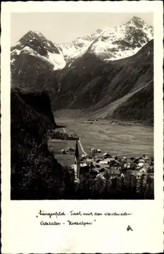 Ak Längenfeld in Tirol, Ort mit Umgebung