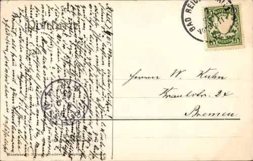 Ak Bad Reichenhall in Oberbayern, Teilansicht