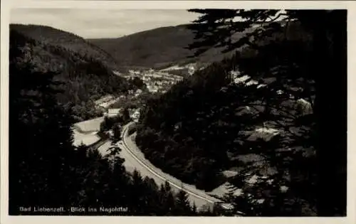 Ak Bad Liebenzell im Schwarzwald, Nagoldtal