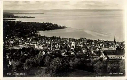 Ak Rorschach Kt. St. Gallen Schweiz, Panorama