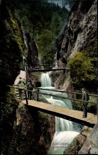 Ak Marktschellenberg Berchtesgadener Land, Almbachklamm