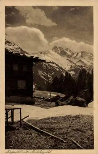 Ak Oberstdorf im Oberallgäu, Birgsautal, Mädelergabel