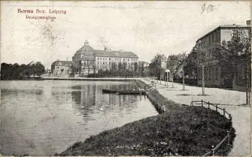 Ak Borna in Sachsen, Realgymnasium