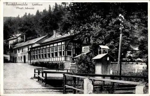 Ak Rentzschmühle Pöhl im Vogtland, Lochhaus