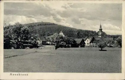 Ak Moosbronn Gaggenau im Schwarzwald, Teilansicht