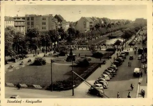 Ak Düsseldorf am Rhein, Königsallee