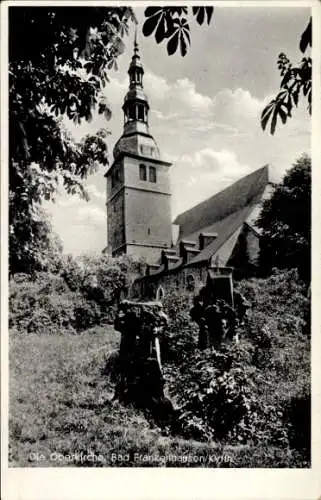 Ak Bad Frankenhausen im Kyffhäuserkreis, Oberkirche