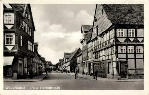 Ak Wolfenbüttel in Niedersachsen, Breite Herzogstraße