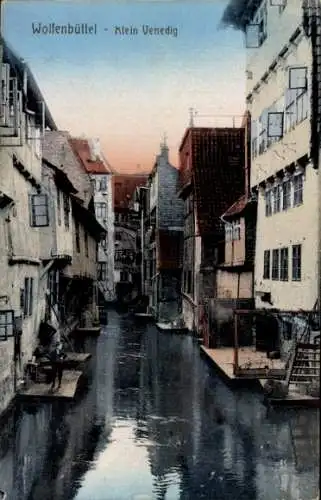 Ak Wolfenbüttel in Niedersachsen, Klein Venedig
