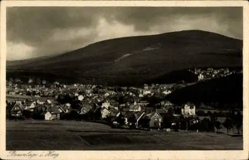 Ak Braunlage im Oberharz, Gesamtansicht, Wurmberg