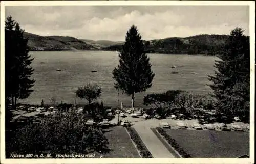 Ak Titisee Neustadt im Breisgau Hochschwarzwald, Gastwirtschaft am Seeufer