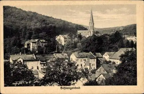 Ak Schlangenbad im Taunus Hessen, Teilansicht