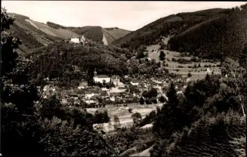 Ak Leutenberg in Thüringen, Gesamtansicht, Blick vom Eichendorfplatz