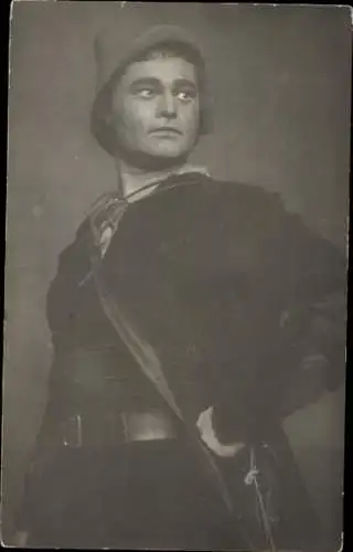 Ak Opernsänger Fritz Brodersen, Spielmann, Portrait