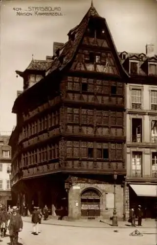 Ak Strasbourg Straßburg Elsass Bas Rhin, Maison Kammerzell