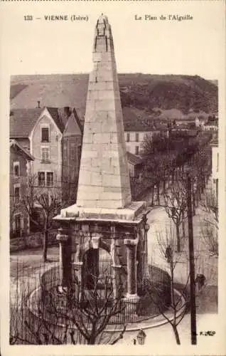 Ak Vienne Isère, vue générale du Plan de l'Aiguilhe