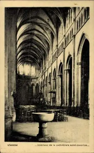 Ak Vienne Isère, Kathedrale St Maurice