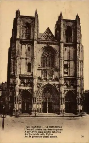 Ak Nantes Loire Atlantique, Kathedrale