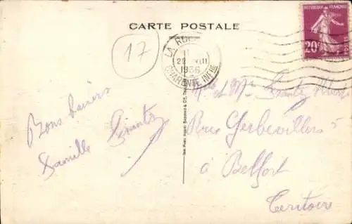 Ak Saint Martin de Ré Ile de Ré Charente-Maritime, Le Coligny en route pour la Rochelle