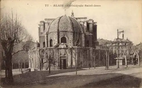 Ak Alès Alais Gard, Kathedrale St Jean