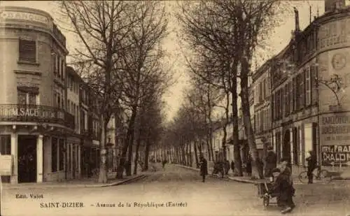 Ak Saint Dizier Haute Marne, Avenue de la République
