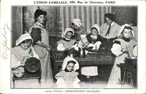 Ak Paris XI, Union Familiale, Rue de Charonne