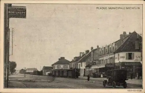 Ak Frankreich, Michelin Municipal Plate, Montlhery