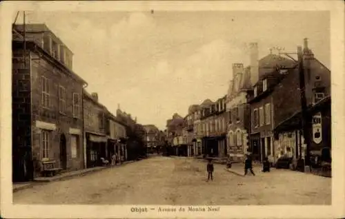 Ak Objat Correze, Avenue du Moulin Neuf