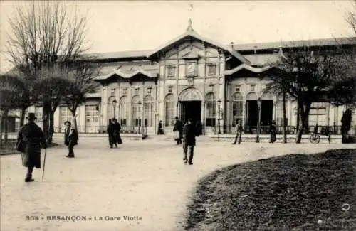 Ak Besançon Doubs, Bahnhof Vlotte