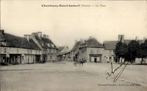 Ak Chantenay Saint Imbert Nièvre, Platz