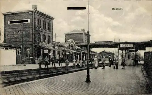 Ak Le Cateau Cambrésis Nord, Bahnhof