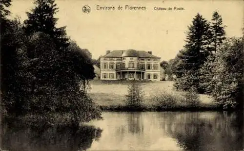 Ak Florennes Wallonien Namur, Chateau de Rosee