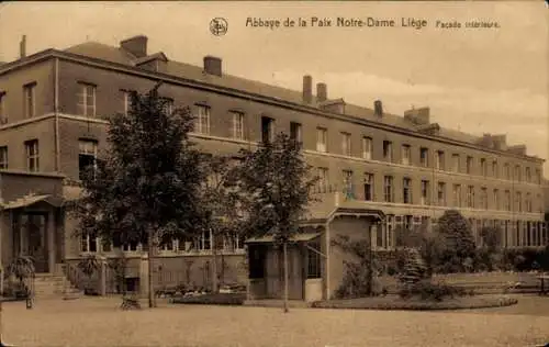 Ak Liège Lüttich Wallonien, Abbaye de la Paix Notre-Dame, Facade interieure