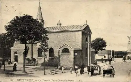 Ak Dunkerque Dünkirchen Nord, La Chapelle Notre Dame des Dunes