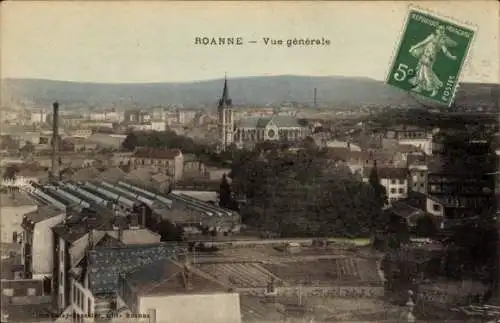 Ak Roanne Loire, Panorama