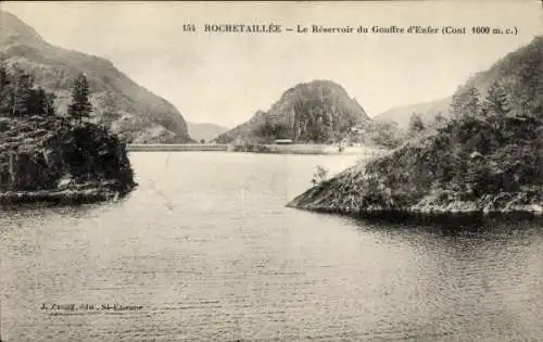 Ak Rochetaillée Loire, Le Reservoir du Gouffre d'Enfer
