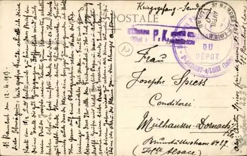 Ak Saint Etienne Loire, Les Gorges de Semene