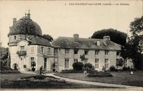 Ak Chateauneuf sur Loire Loiret, Schloss