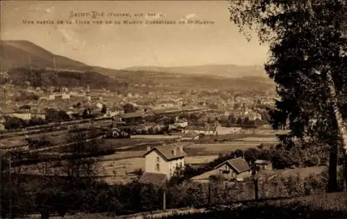 Ak Saint Dié des Vosges, Panorama, Maison Forestiere de St-Martin