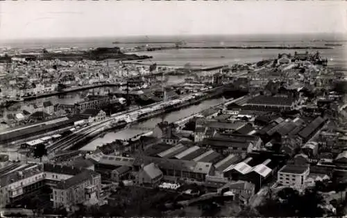 Ak Cherbourg Manche, Gesamtansicht